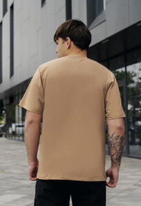 Фото - Коричнева футболка з логотипом Staff logo brown - Men box