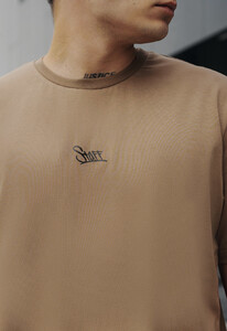 Фото - Коричнева футболка з логотипом Staff logo brown - Men box