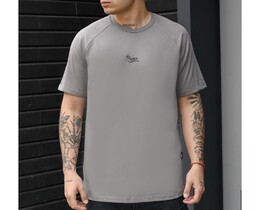 Фото - Сіра футболка із брендовим логотипом Staff gray logo - Men box