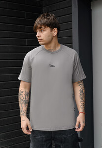 Фото - Сіра футболка із брендовим логотипом Staff gray logo - Men box