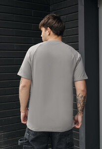 Фото - Сіра футболка із брендовим логотипом Staff gray logo - Men box