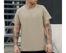 Фото - Всесезонна бежева футболка Staff beige basic - Men box