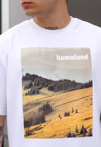 Фото - Біла оверсайз футболка Staff homeland oversize - Men box