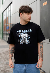 Фото - Оверсайз футболка з принтом Staff no rules oversize - Men box
