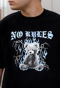 Фото - Оверсайз футболка з принтом Staff no rules oversize - Men box