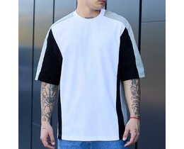 Фото - Триколірна оверсайз футболка Staff colors oversize - Men box