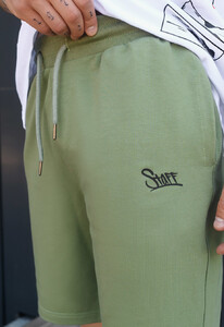 Фото - Зелені трикотажні шорти Staff green logo - Men box