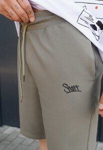Фото - Шорты оливкового цвета Staff gray olive logo - Men box