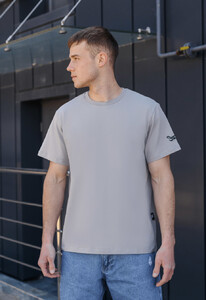 Фото - Базова футболка сірого кольору Staff pi gray logo - Men box