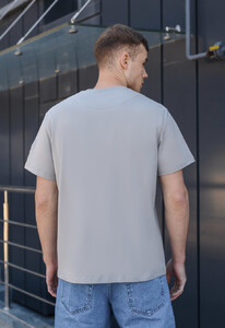 Фото - Базова футболка сірого кольору Staff pi gray logo - Men box