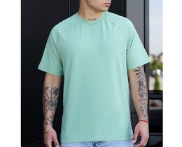 Фото - Однотонна світло-зелена футболка Staff light green - Men box