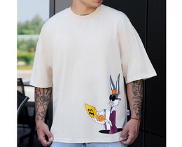 Фото - Футболка з мультяшним принтом Staff bunny oversize - Men box