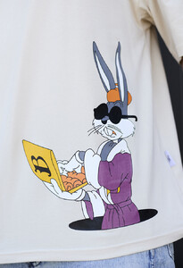 Фото - Футболка з мультяшним принтом Staff bunny oversize - Men box