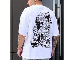 Фото - Оверсайз футболка з принтом тигра Staff tiger oversize - Men box