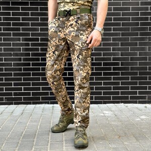 Фото - Штани-карго Pobedov Tactical Soft Waterproof Fixed піксельні - Men box