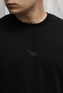 Фото - Чорна оверсайз футболка Staff reflective logo oversize - Men box