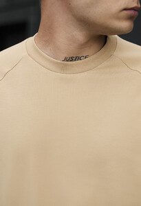 Фото - Бежева однотонна футболка Staff beige basic - Men box