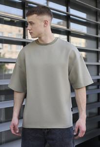 Фото - Футболка оливкового кольору Staff olive oversize premium - Men box