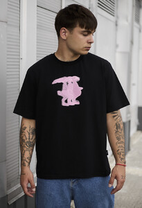 Фото - Футболка з рожевим кроликом Staff bunnys oversize - Men box