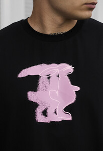 Фото - Футболка з рожевим кроликом Staff bunnys oversize - Men box