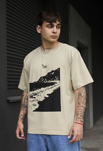Фото - Молодіжна оверсайз футболка Staff logo & coast oversize - Men box