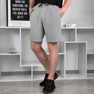 Фото - Чоловічі шорти на літо Pobedov Griz сталевого кольору - Men box