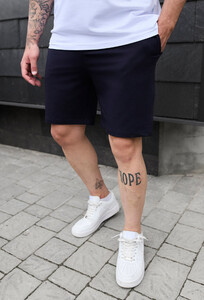Фото - Темно-сині трикотажні шорти Staff slp navy - Men box