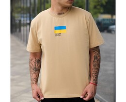 Фото - Патріотична бежева футболка Staff pantone - Men box