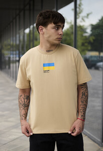 Фото - Патріотична бежева футболка Staff pantone - Men box