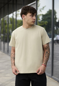 Фото - Бежево-оливкова футболка Staff pi beige olive - Men box