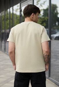 Фото - Бежево-оливкова футболка Staff pi beige olive - Men box