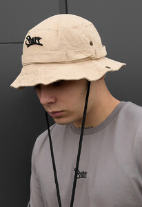 Фото - Бежевая панама с логотипом Staff beige - Men box