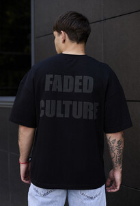 Фото - Чорна оверсайз футболка Staff faded culture oversize - Men box