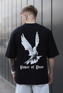 Фото - Бавовняна оверсайз футболка Staff power of peace oversize - Men box