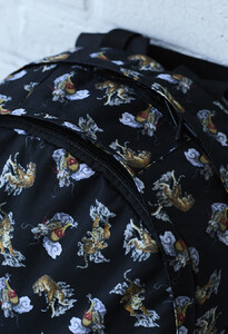 Фото - Черный рюкзак с животным принтом Staff 18L tiger & drago - Men box