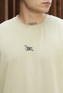 Фото - Світло-оливкова футболка Staff light olive logo oversize - Men box