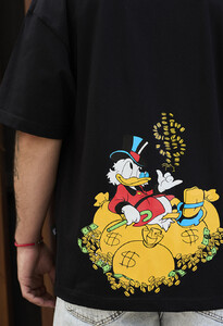 Фото - Футболка з мультяшним принтом Staff rich duck oversize - Men box