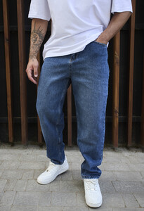 Фото - Мужские мом джинсы Staff navy regular mom - Men box