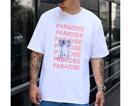 Фото - Молодіжна футболка з бавовни Staff paradise oversize - Men box