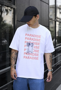 Фото - Молодежная футболка из хлопка Staff paradise oversize - Men box