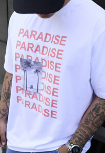 Фото - Молодежная футболка из хлопка Staff paradise oversize - Men box