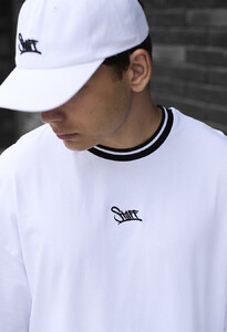 Фото - Біла футболка з лого Staff white logo oversize - Men box