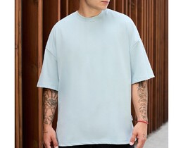 Фото - Світло-блакитна футболка Staff light blue basic oversize - Men box