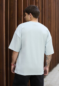Фото - Светло-голубая футболка Staff light blue basic oversize - Men box