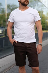 Фото - Класичні шорти Intruder Classics коричневого кольору - Men box