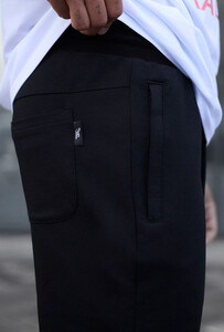 Фото - Однотонные спортивные штаны Staff go black2 - Men box