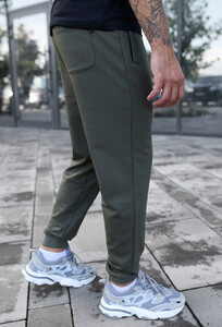 Фото - Однотонные мужские спортивки Staff om khaki - Men box