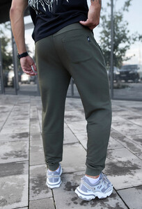 Фото - Однотонные мужские спортивки Staff om khaki - Men box