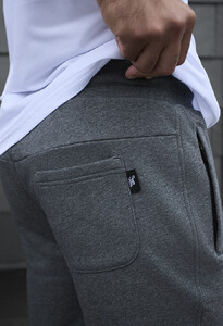 Фото - Спортивные штаны цвета графит Staff om graphite - Men box