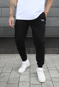 Фото - Черные спортивки с логотипом Staff om logo black - Men box